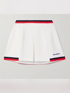 Sporty and Rich Mila Pleated Skirt NWOT